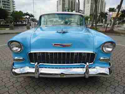 Florida 1955 Chevy Bel Air 2-Door Hard Top Show Quality Classic Collector Car, image 15