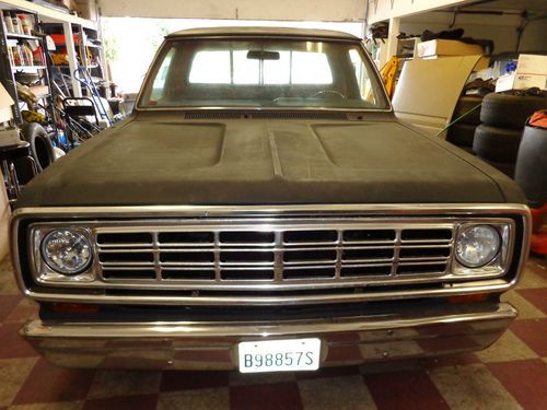 1975 dodge d150 short wide box factory big block 440 truck with original 440