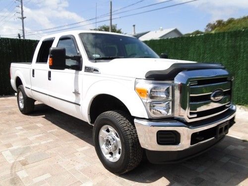 12 f250 f 250 diesel 4wd 4x4 crew super supercrew cab leather full warranty 4 wd