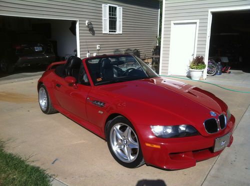 1999 bmw m roadster convertible with rear spoiler