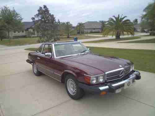 1985 Mercedes Benz 380SL Roadster, image 2