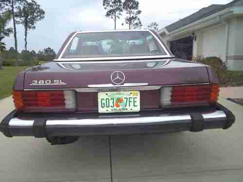 1985 Mercedes Benz 380SL Roadster, image 4