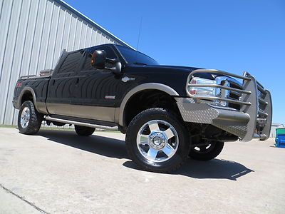 06 f350 king-ranch power-stroke fx4 pro-comp lifted 20s ranch-hand hid airbags $
