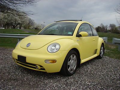 2001 volkswagen vw new bettle 5 speed manual one owner spring special no reserve