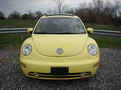 2001 VOLKSWAGEN VW NEW BETTLE 5 SPEED MANUAL ONE OWNER SPRING SPECIAL NO RESERVE, image 3