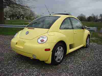 2001 VOLKSWAGEN VW NEW BETTLE 5 SPEED MANUAL ONE OWNER SPRING SPECIAL NO RESERVE, image 5