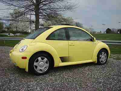 2001 VOLKSWAGEN VW NEW BETTLE 5 SPEED MANUAL ONE OWNER SPRING SPECIAL NO RESERVE, image 7
