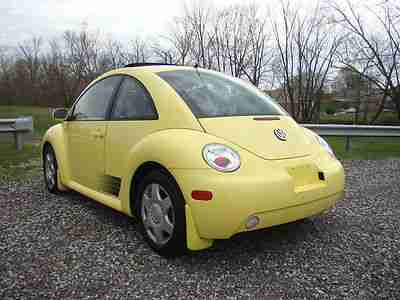 2001 VOLKSWAGEN VW NEW BETTLE 5 SPEED MANUAL ONE OWNER SPRING SPECIAL NO RESERVE, image 10