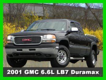 2001 gmc sierra 2500hd extended cab sle 4x4 4wd 6.6l lb7 dmax diesel no reserve