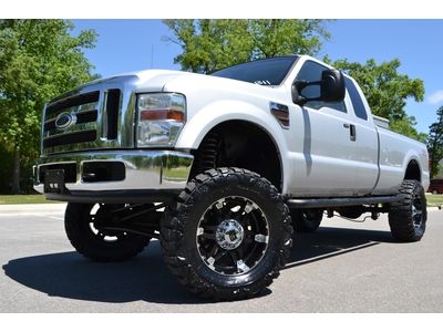 2008 ford f-250 supercab xlt diesel fx4 new lift 37" nittos 20" wheels