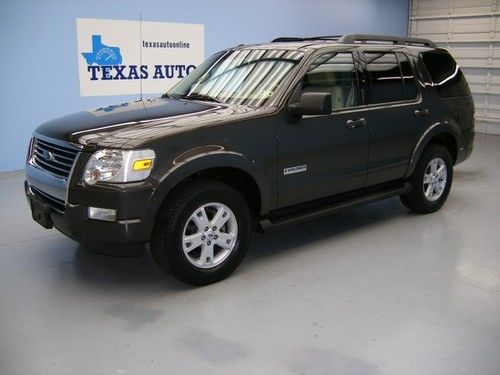 We finance!!!  2007 ford explorer xlt auto 3rd row rear a/c tow 6 cd sat 17 rims