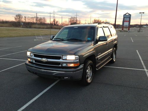 2001 chevrolet tahoe lt sport utility 4-door 5.3l no reserve!!!