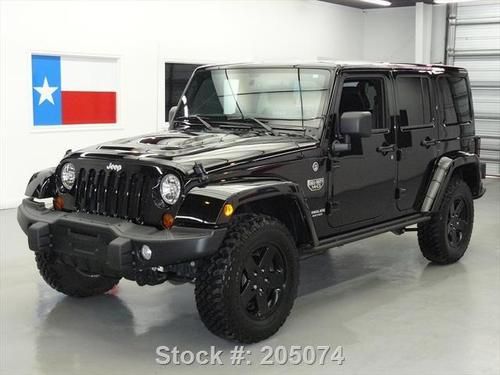 2012 jeep wrangler unltd call of duty mw3 hard top 4x4! texas direct auto