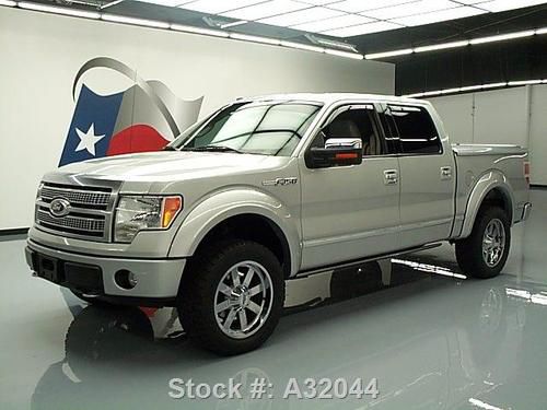 2009 ford f-150 platinum crew 4x4 sunroof nav 20's 46k texas direct auto