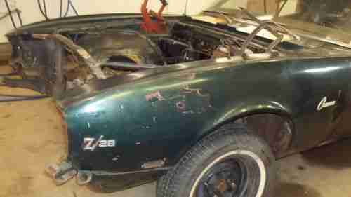 1968 Chevrolet Camaro Z28 Project Car, image 4