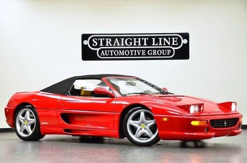 1996 ferrari f355 spider 6-speed red low miles service done