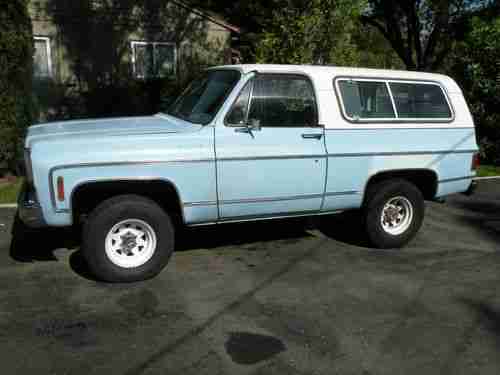Find used 1975 GMC/JIMMY CHEVY/BLAZER in Sacramento ... 1975 gmc blazer wiring 