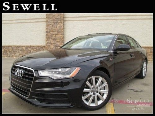 2012 audi a6 3.0 tfsi quattro prestige navigation blind spot assist clean!