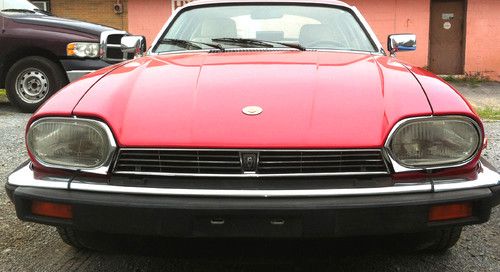 1989 jaguar xjs, rouge edition, v12 5.3l, low mileage, beautiful red coupe, !!!!