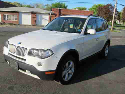 BMW X3 2007 WHITE/TAN 1 PRIVATE OWNER CLEAN CAR FAX LOW MILEAGE, US $18,999.00, image 4