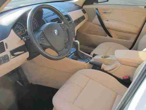 BMW X3 2007 WHITE/TAN 1 PRIVATE OWNER CLEAN CAR FAX LOW MILEAGE, US $18,999.00, image 6