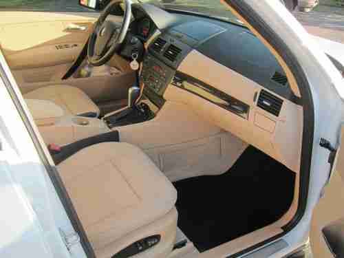 BMW X3 2007 WHITE/TAN 1 PRIVATE OWNER CLEAN CAR FAX LOW MILEAGE, US $18,999.00, image 9