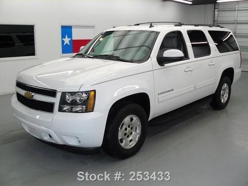 2012 chevy suburban lt 8pass htd leather nav dvd 17k mi texas direct auto