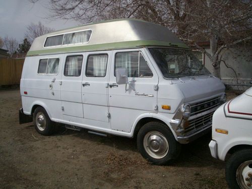 1-ton cruiseair ford camper van, e-350, solid raised top, loaded, rust free,nice