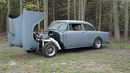 1955 chevy gasser two lane black top straight axle i beam 468 bbc 4 speed 55 nj