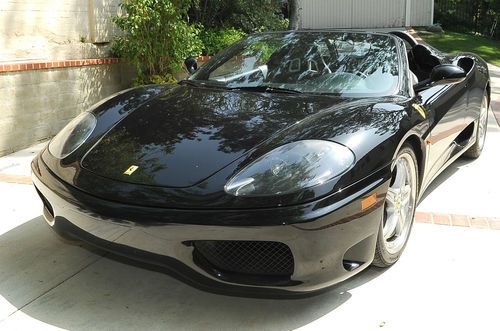 2003 ferrari 360 spider convertible 2-door 3.6l