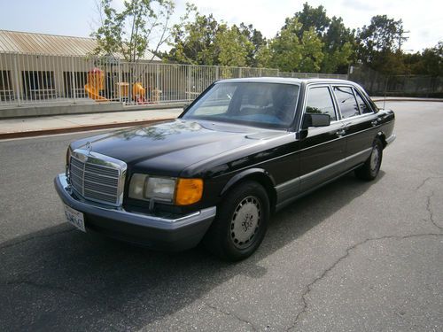 1991 mercedes-benz 420sel base sedan 4-door 4.2l no reserve