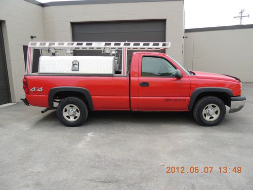 2003 Chevrolet Silverado Standard Cab Pickup 2-Door WITH Ladder Rack & Work Boxs, US $9,250.00, image 5