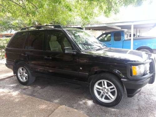 2000 land rover range rover hse sport utility 4-door 4.6l