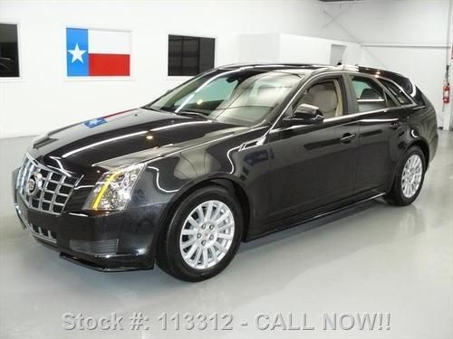 2012 cadillac cts 3.0l wagon pano sunroof htd seats 10k texas direct auto