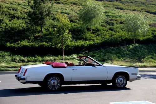 Rare barn find_1984 cadillac eldorado biarritz covertible_xlnt cond_no reserve