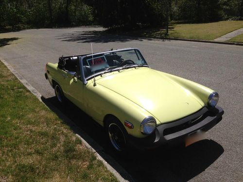 1976 mg midget mk iv convertible 2-door 1.5l