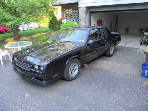 1986 chevrolet monte carlo ss  coupe