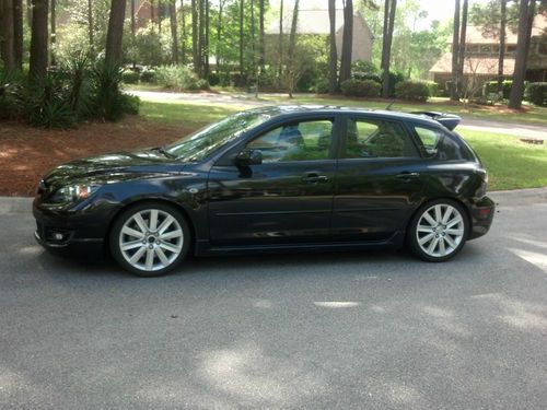 2007 mazdaspeed3 grand touring mica black one owner 46000 miles some mods