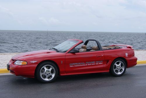 1994 ford mustang cobra indianapolis 500 pace car