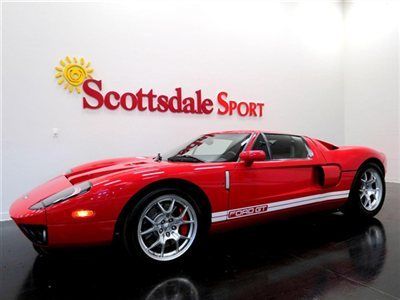 2005 ford gt * 805 miles * rare stripe delete * mark iv red * original owner