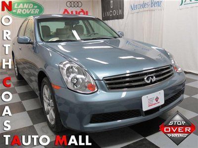 2006(06)g35x awd blue/beige xenon heat sts moon home bose cruise cd chgr save!!!