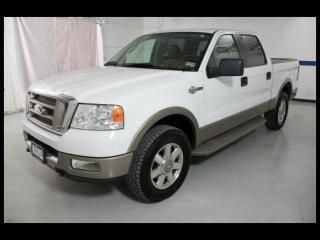 05 f150 crew cab king ranch 4x4, v8, leather, sunroof, clean 1 owner!