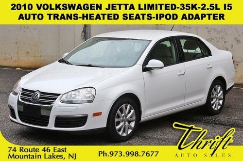 2010 volkswagen jetta limited-35k-2.5l i5-auto trans-heated seats-ipod adapter