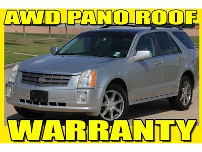 2004 cadillac srx awd,pano roof,7 passenger,dvd warranty