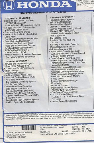 2008 Honda Accord EX-L Sedan 4-Door 3.5L only 36,600 MILES, image 8