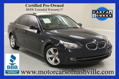 7-days *no reserve* '08 528i auto navi xenon cpo ext factory 100k mi warranty