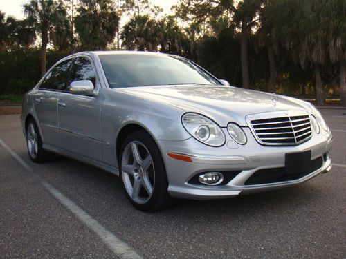 2009 mercedes-benz e350 4matic sedan 4-door 3.5l amg navigation perfect!!