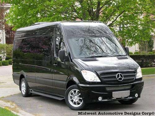 2013 mercedes benz sprinter limousine 14 passenger midwest conversion  1600 mile