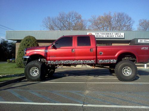 2002 ford f-350 super duty lariat crew cab pickup 4-door 7.3l