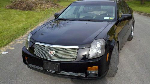 2007 cadillac cts black sport sedan 4-door 2.8l hid/led lighting low miles nice!